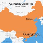Guangzhou China Map